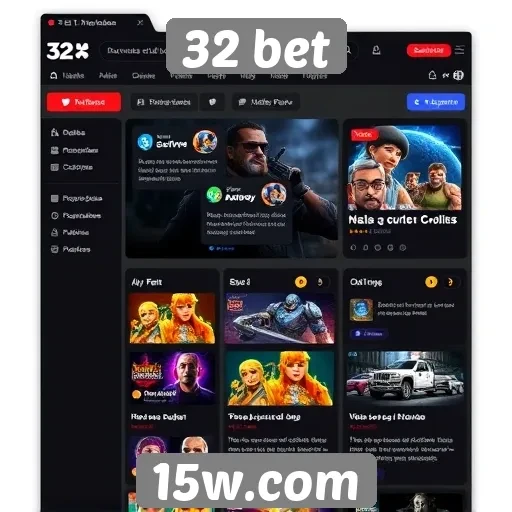 Avaliação da interface do usuário do site 32 bet